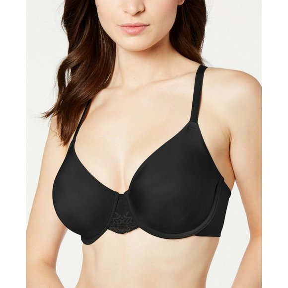 WACOAL Lace Impression Non-padded Seamless Underwire Bra #851257 Black 36DDD NEW - Picture 6 of 12